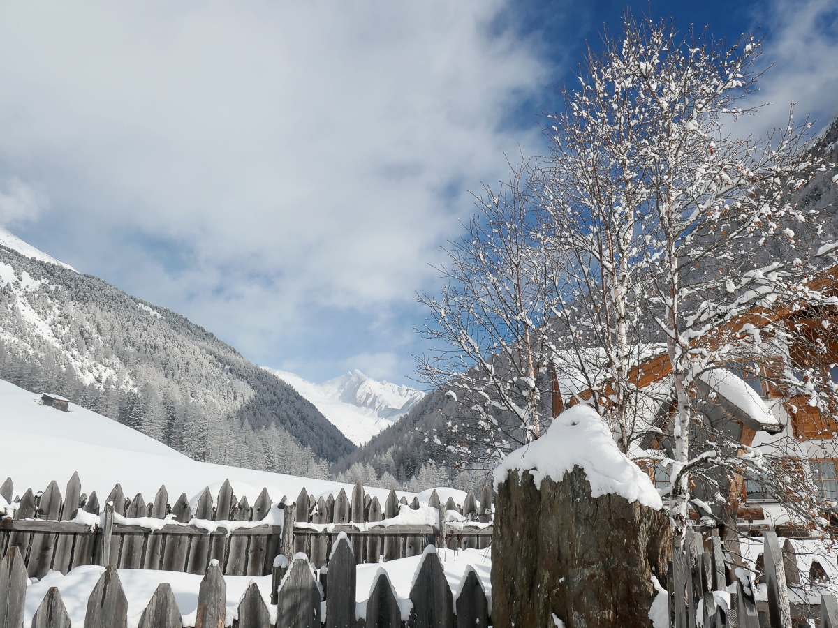 Winterlandschaft in Rein in Taufers