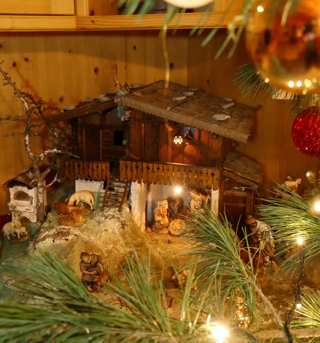 Krippe zur Weihnachtszeit