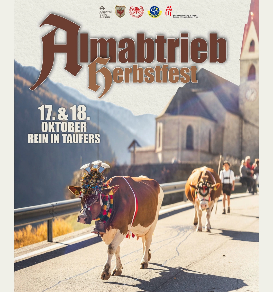 Almabtrieb in Rein in TAufers
