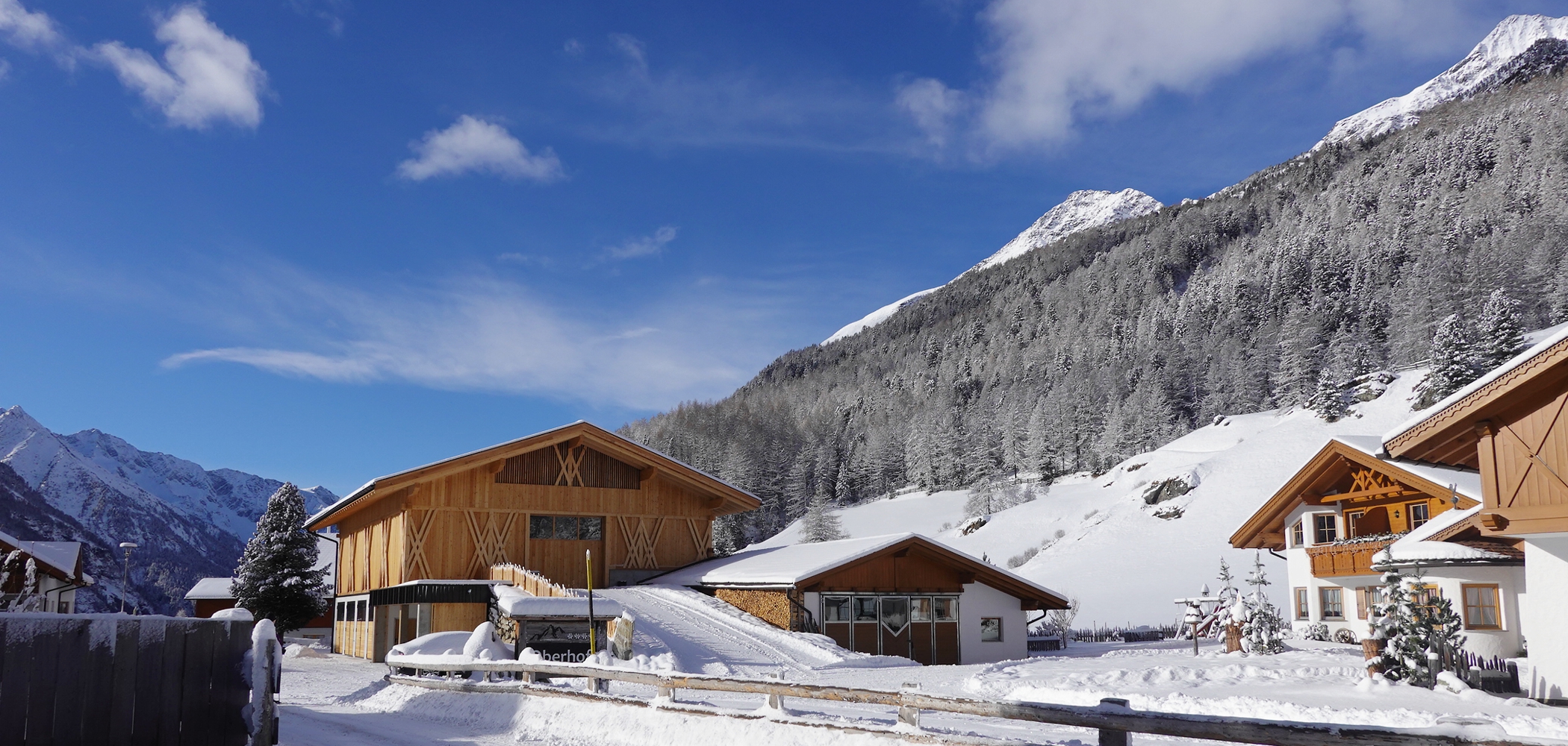 Winter auf dem Bauernhof